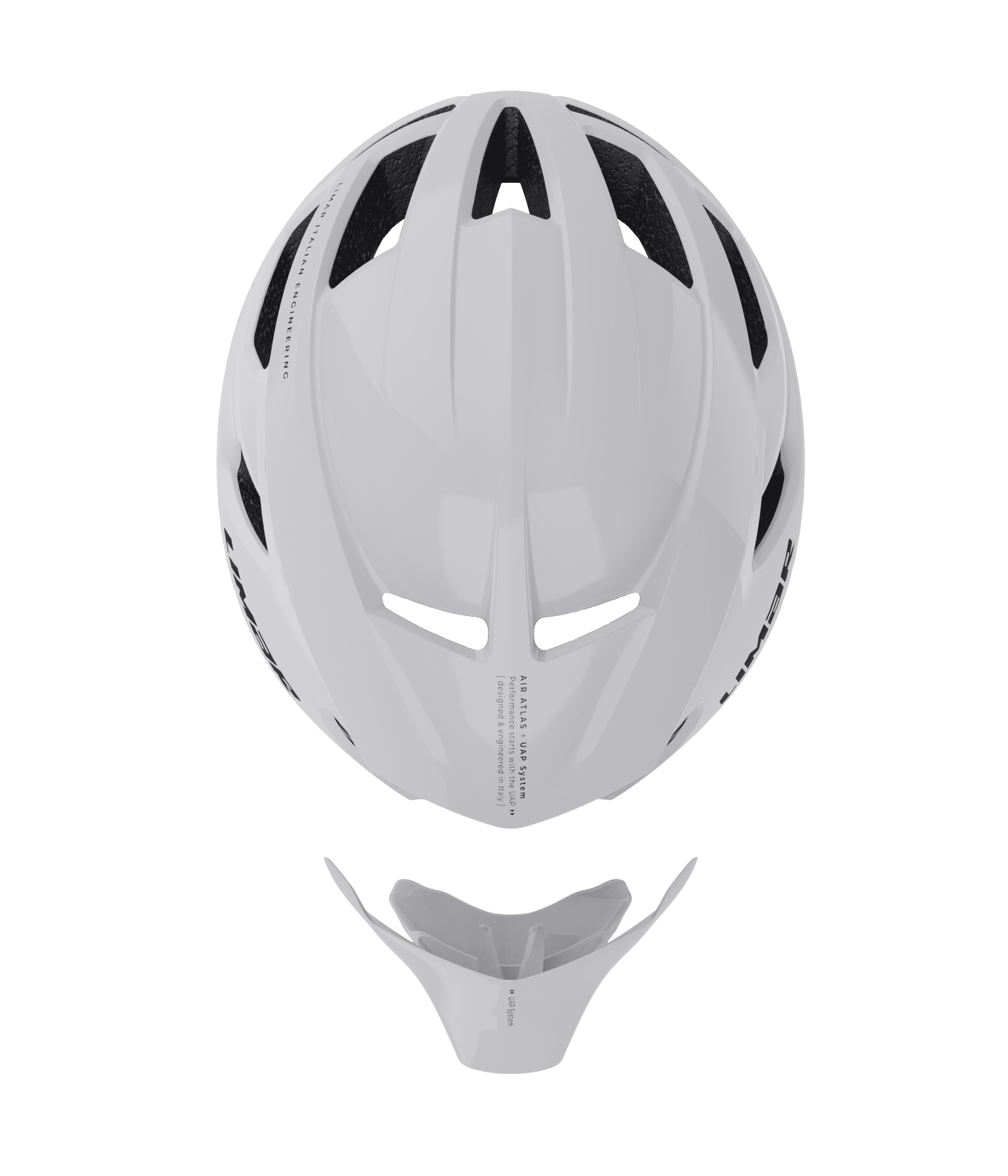 CASCO AIR ATLAS UAP GLOSSY WHITE LIMAR - Imagen 5