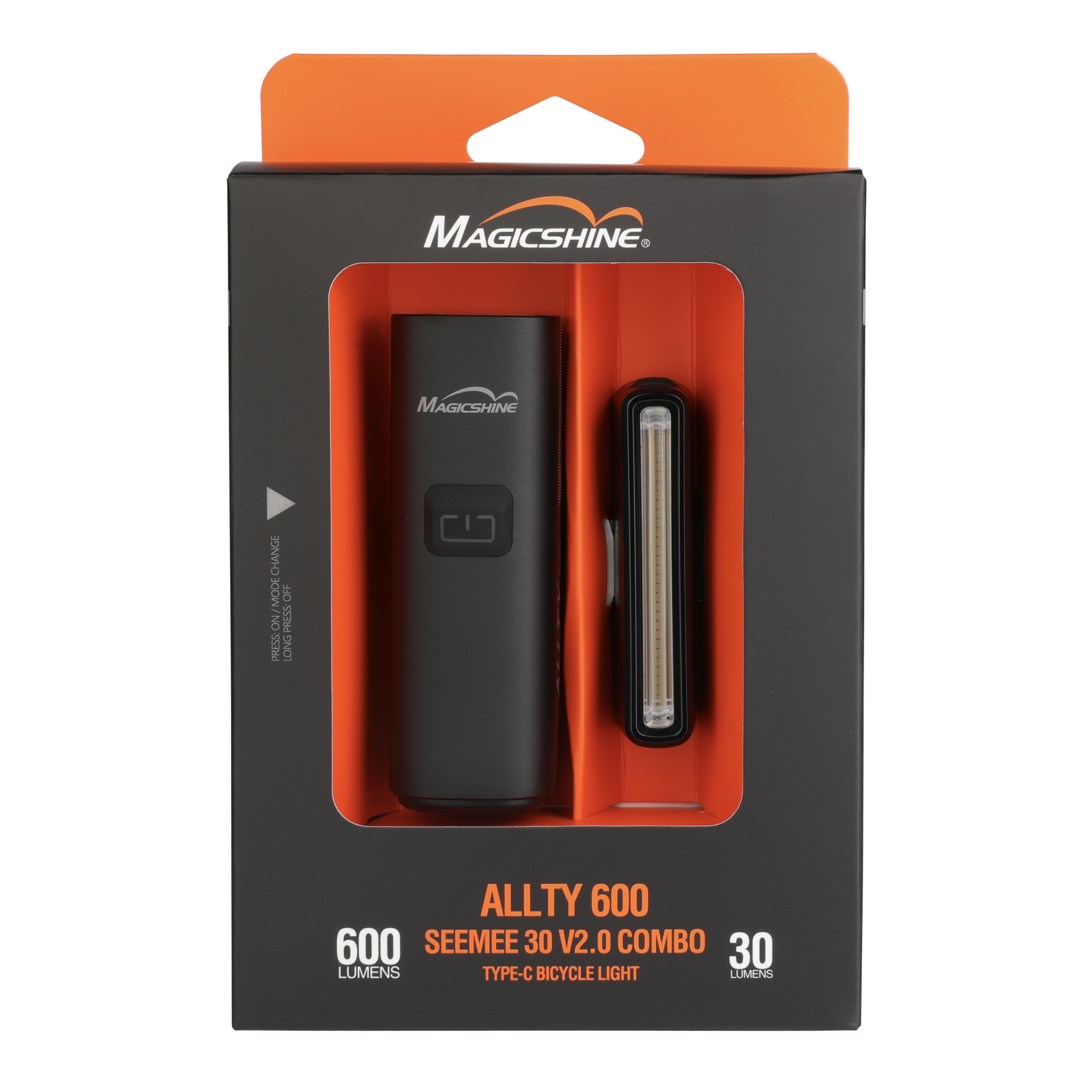 Pack Set Luz delantera/Trasera Magicshine – ALLTY-600 v2.0 + SEEMEE-30 v2.0