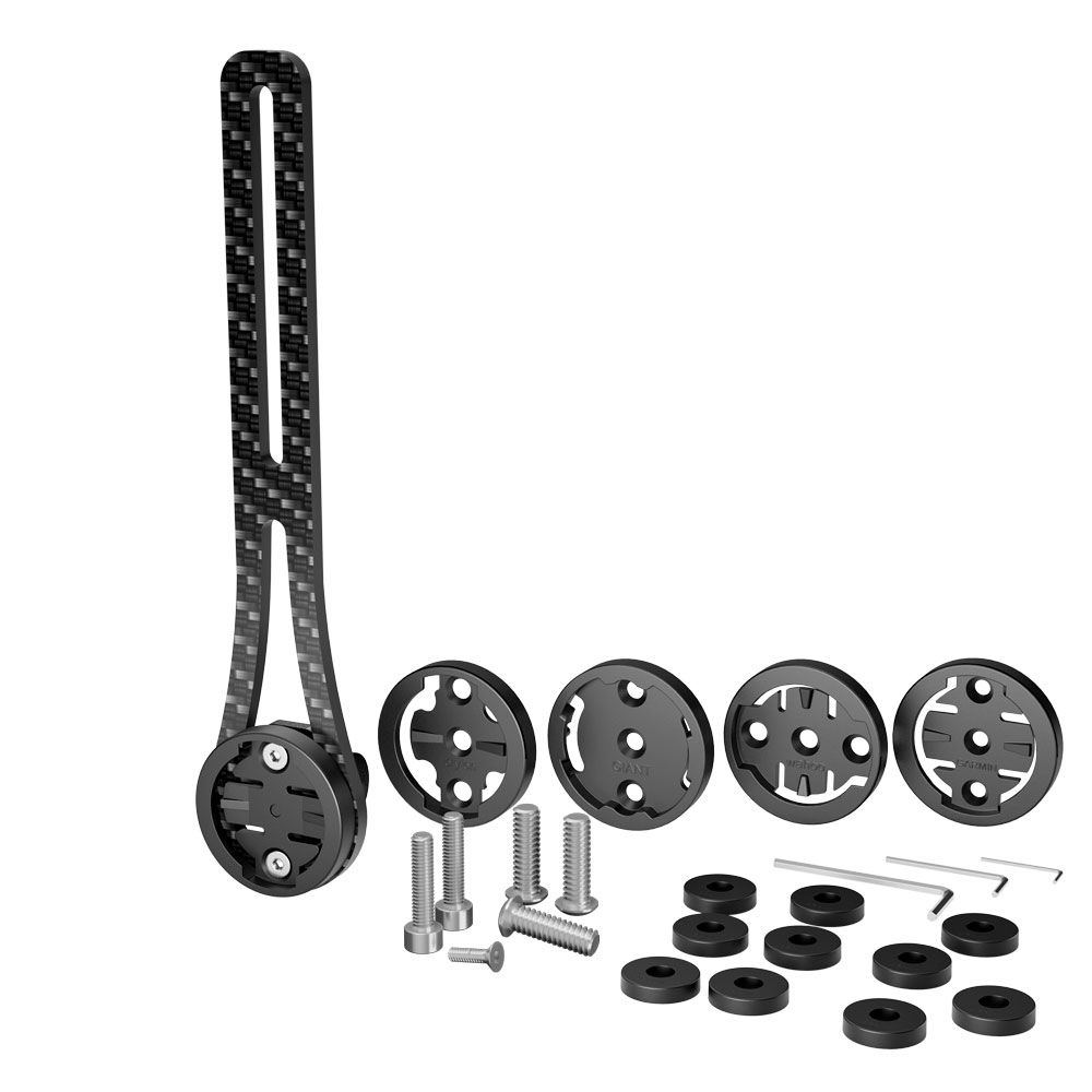 TTA-C Soporte Magicshine frontal integrado de carbono para manubrio aero - Imagen 2